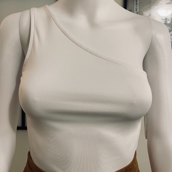 h&m white asymmetrical top - Picture 3 of 5